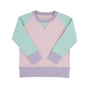 The Beaufort Bonnet Company Mint and Lavender Kids Sweatshirt